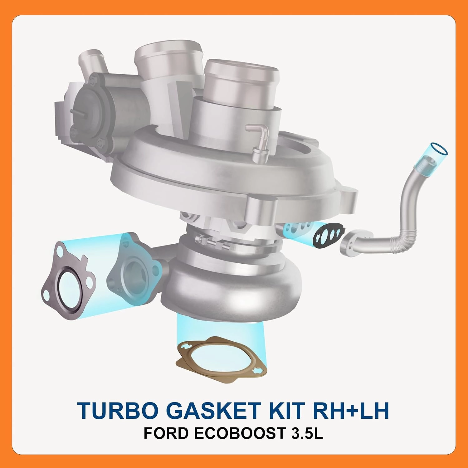 BTS-0570LH Turbo Gasket Kit - LH for Ford - 1 BTS-0570LH Turbo Gasket Kit – LH for Ford