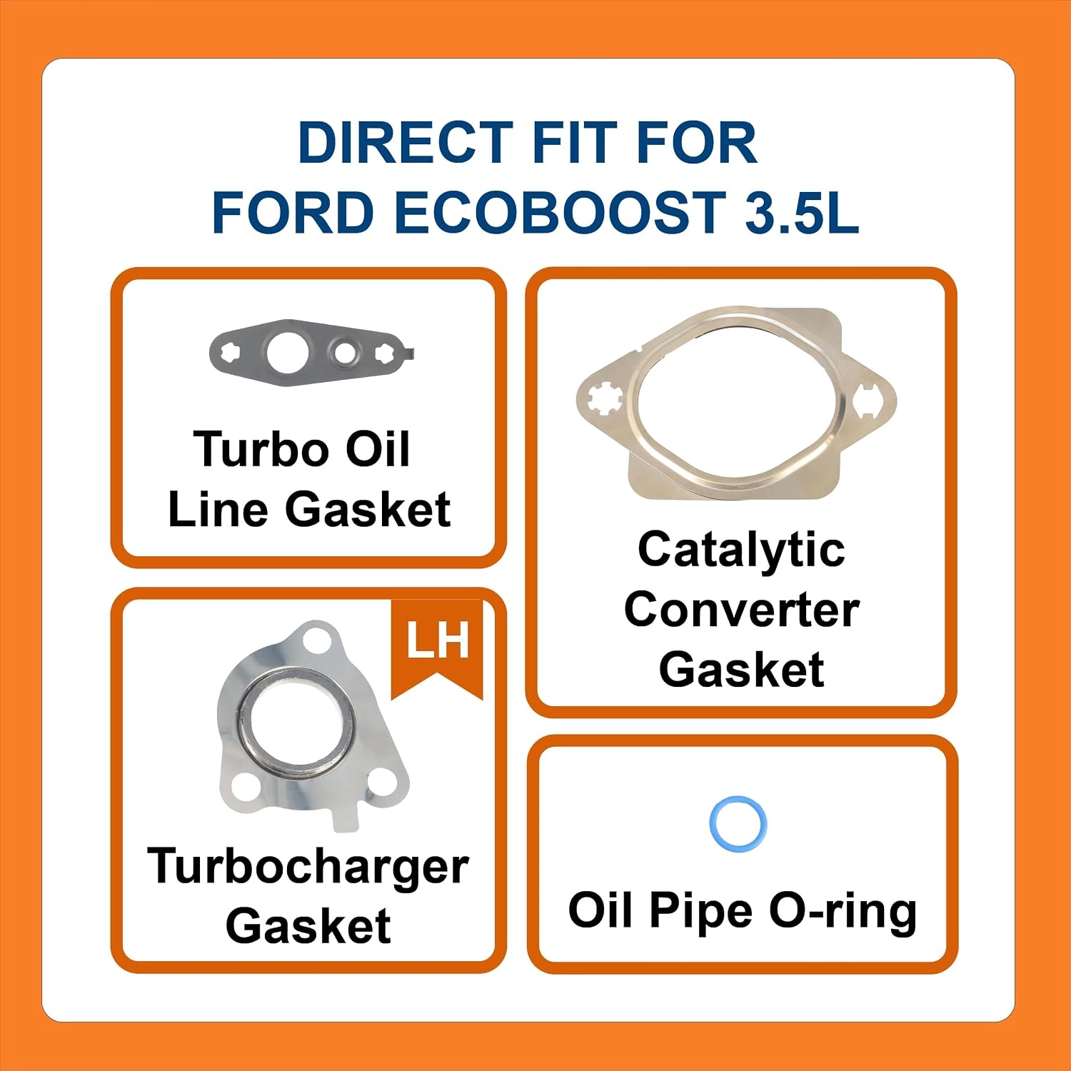 BTS-0570LH Turbo Gasket Kit - LH for Ford - 4 BTS-0570LH Turbo Gasket Kit – LH for Ford