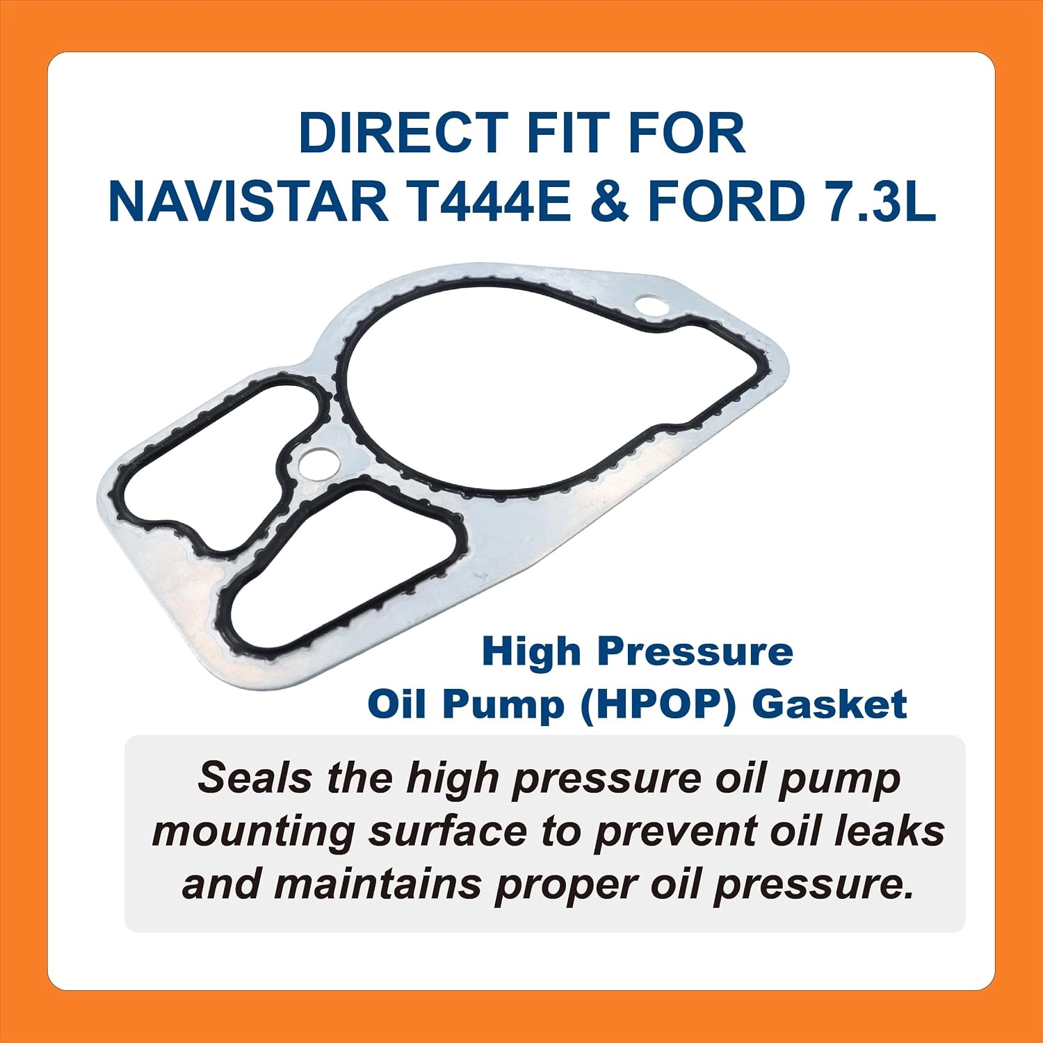 BTS-1825163C2 Pump Flange Gasket for Navistar - 2 BTS-1825163C2 Pump Flange Gasket for Navistar