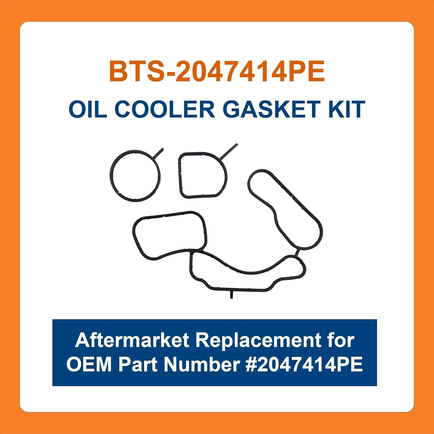 BTS-2047414PE Oil Cooler Gasket for Paccar - 1 BTS-2047414PE Junta Enfriador de Aceite para Paccar