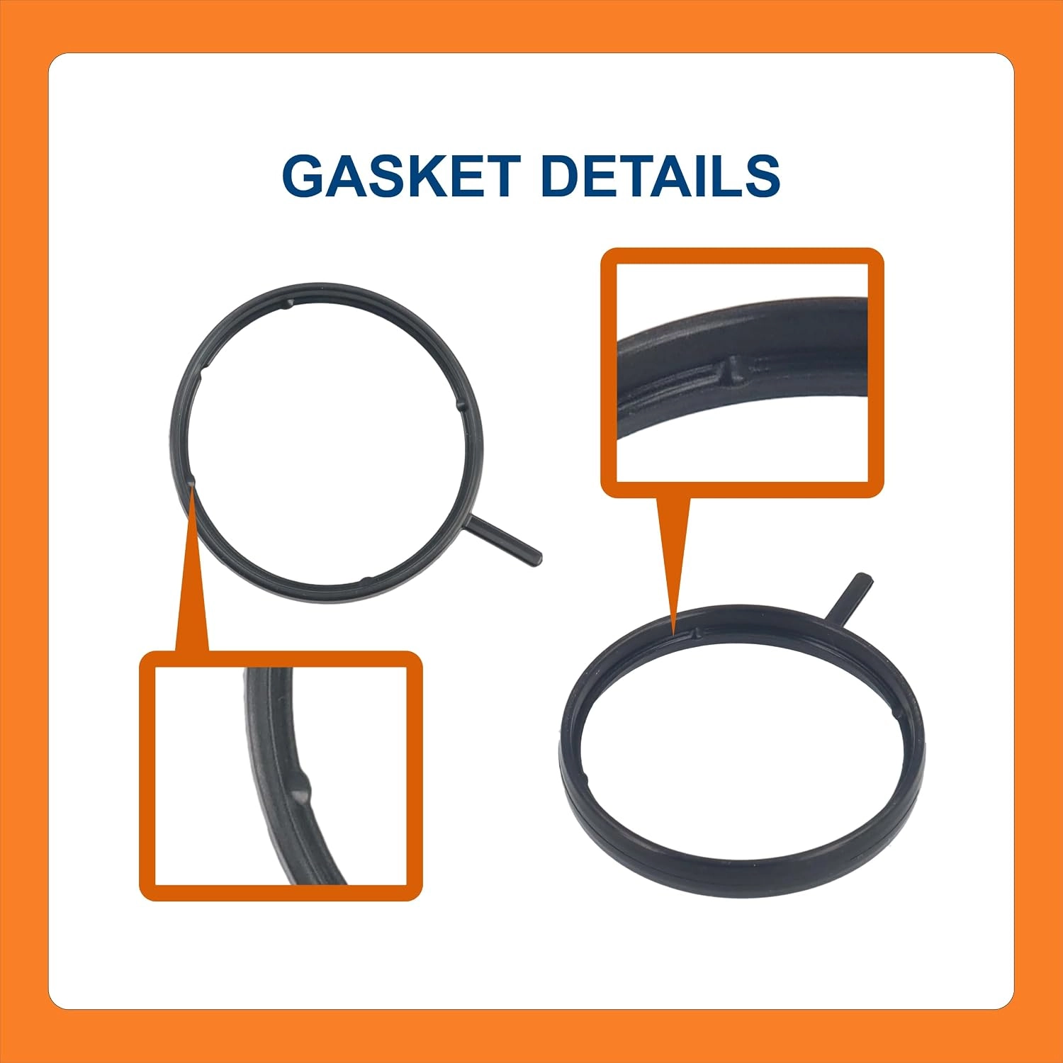 BTS-2047414PE Oil Cooler Gasket for Paccar - 3 BTS-2047414PE Junta Enfriador de Aceite para Paccar