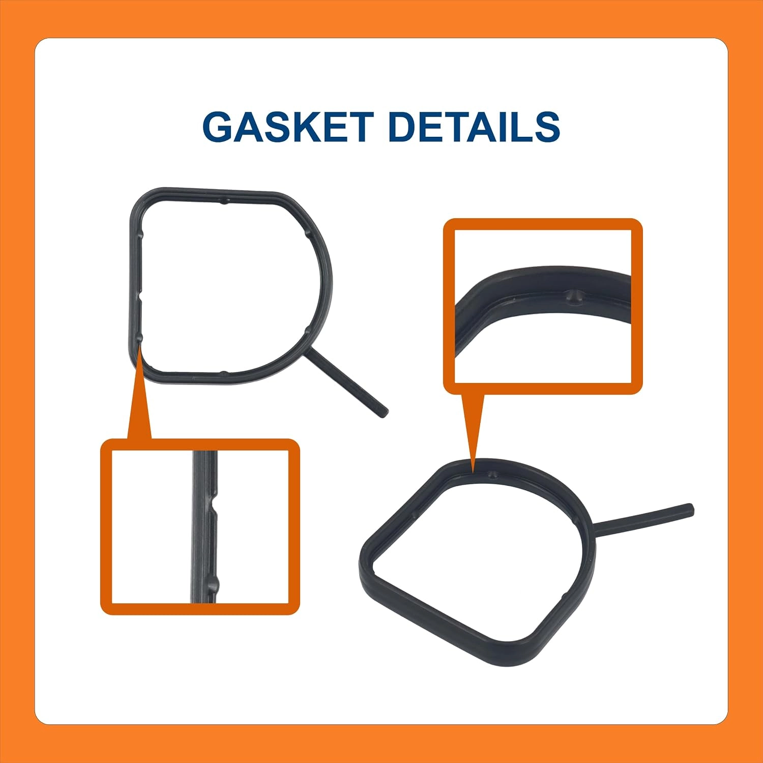 BTS-2047414PE Oil Cooler Gasket for Paccar - 4 BTS-2047414PE Junta Enfriador de Aceite para Paccar