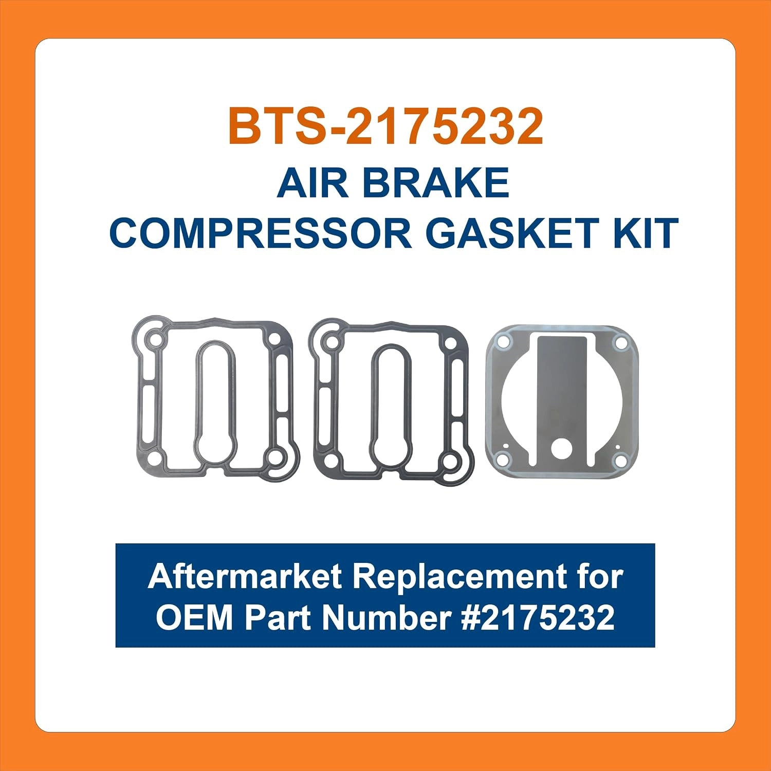 BTS-2175232 Air Compressor Gasket Kit for Caterpillar - 1 BTS-2175232 Air Compressor Gasket Kit for Caterpillar