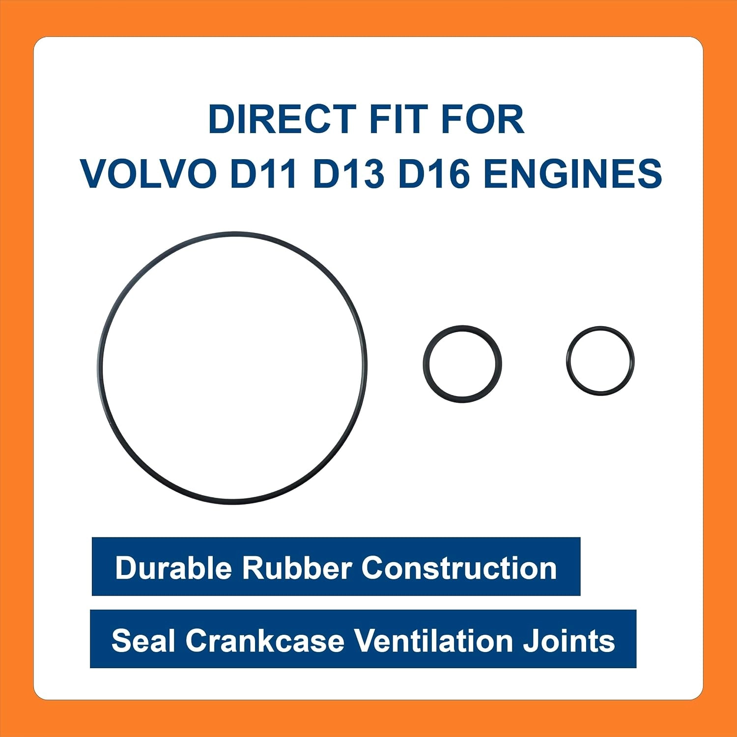 BTS-21976104 O-ring Kit for Volvo, Mack - 2 BTS-21976104 Kit de O-ring para Volvo, Mack
