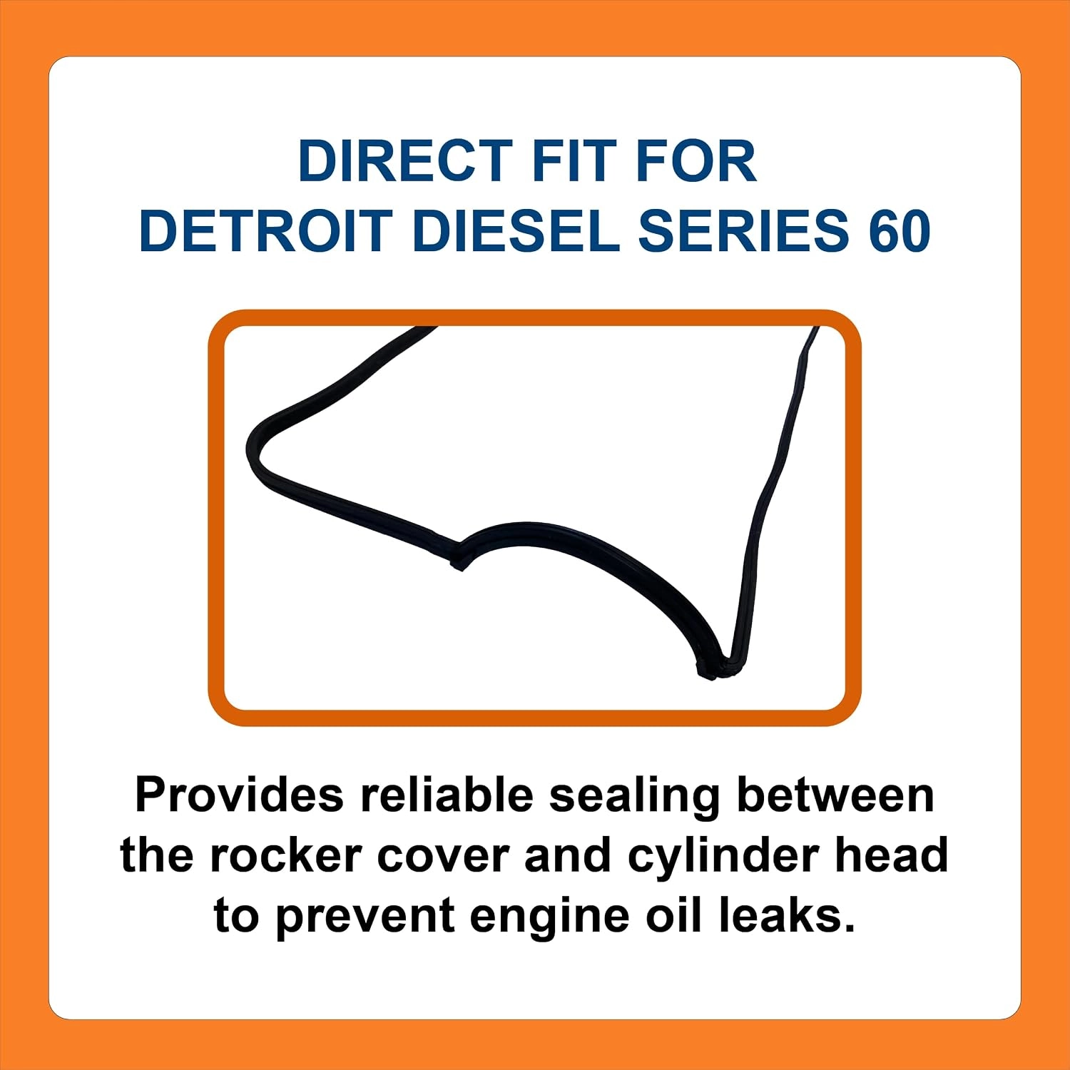 BTS-23539103 Valve Cover Gasket for Detroit Diesel - 2 BTS-23539103 Valve Cover Gasket for Detroit Diesel