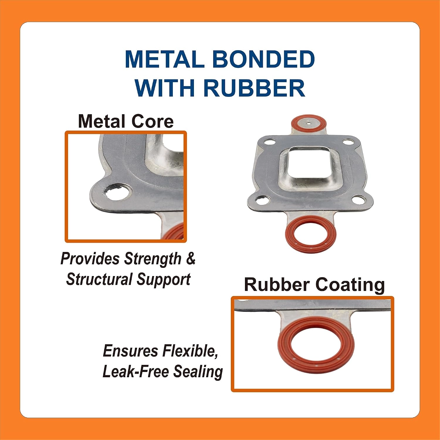 BTS-27-864850A02 Elbow Restrictor Gasket for MerCruiser - 3 BTS-27-864850A02 Junta de Restrictor de Codo para MerCruiser