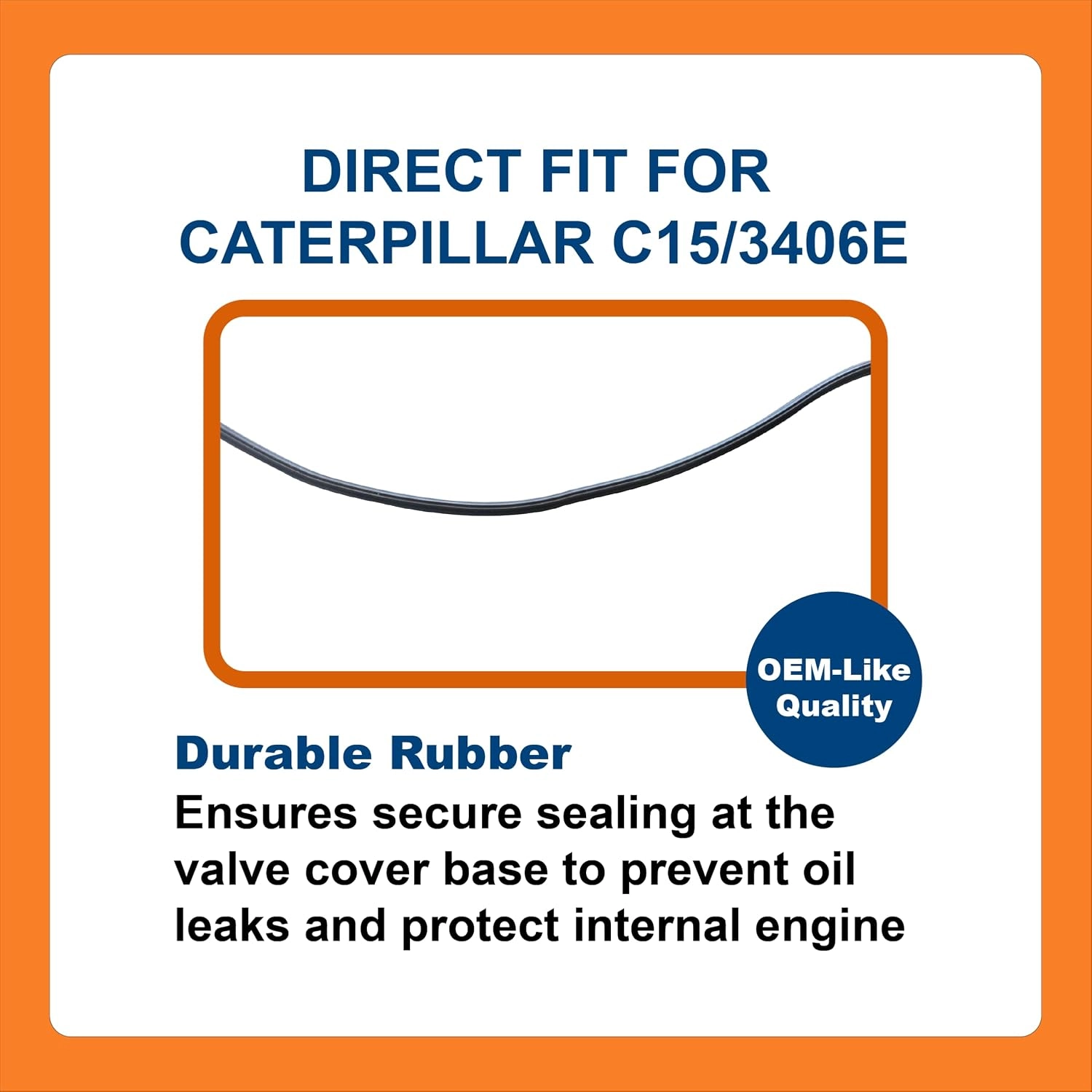 BTS-2720390 Valve Cover Base Seal for Caterpillar - 2 BTS-2720390 Junta para Caterpillar