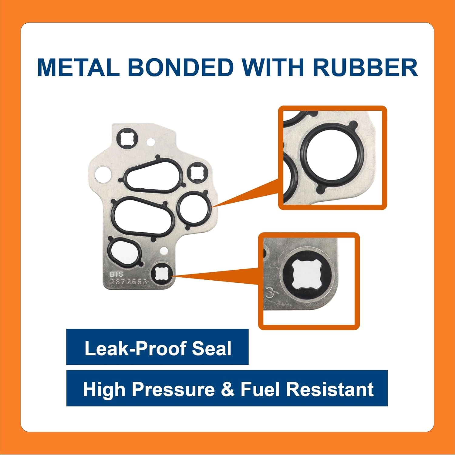 BTS-2872663 Common Rail Fuel Pump Gasket for Cummins - 3 BTS-2872663 Junta para Cummins