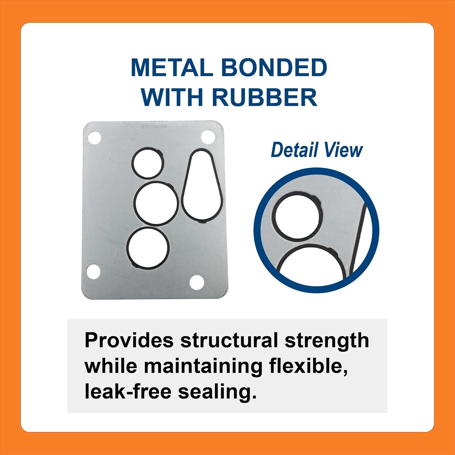 BTS-3348583 PRS RLF Valve Body Gasket for Cummins - 3 BTS-3348583 Junta de Válvula Reguladora de Presión para Cummins