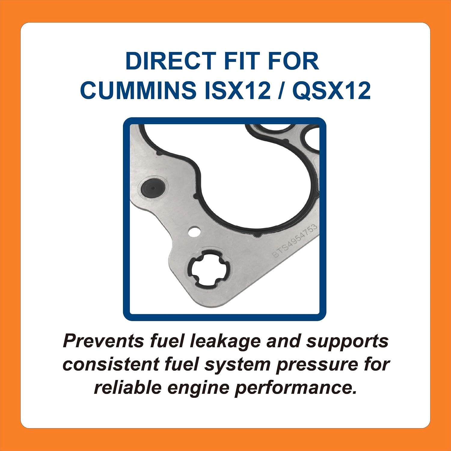 BTS-4954753 Fuel Pump Gasket for Cummins - 2 BTS-4954753 Junta de Bomba de Combustible para Cummins