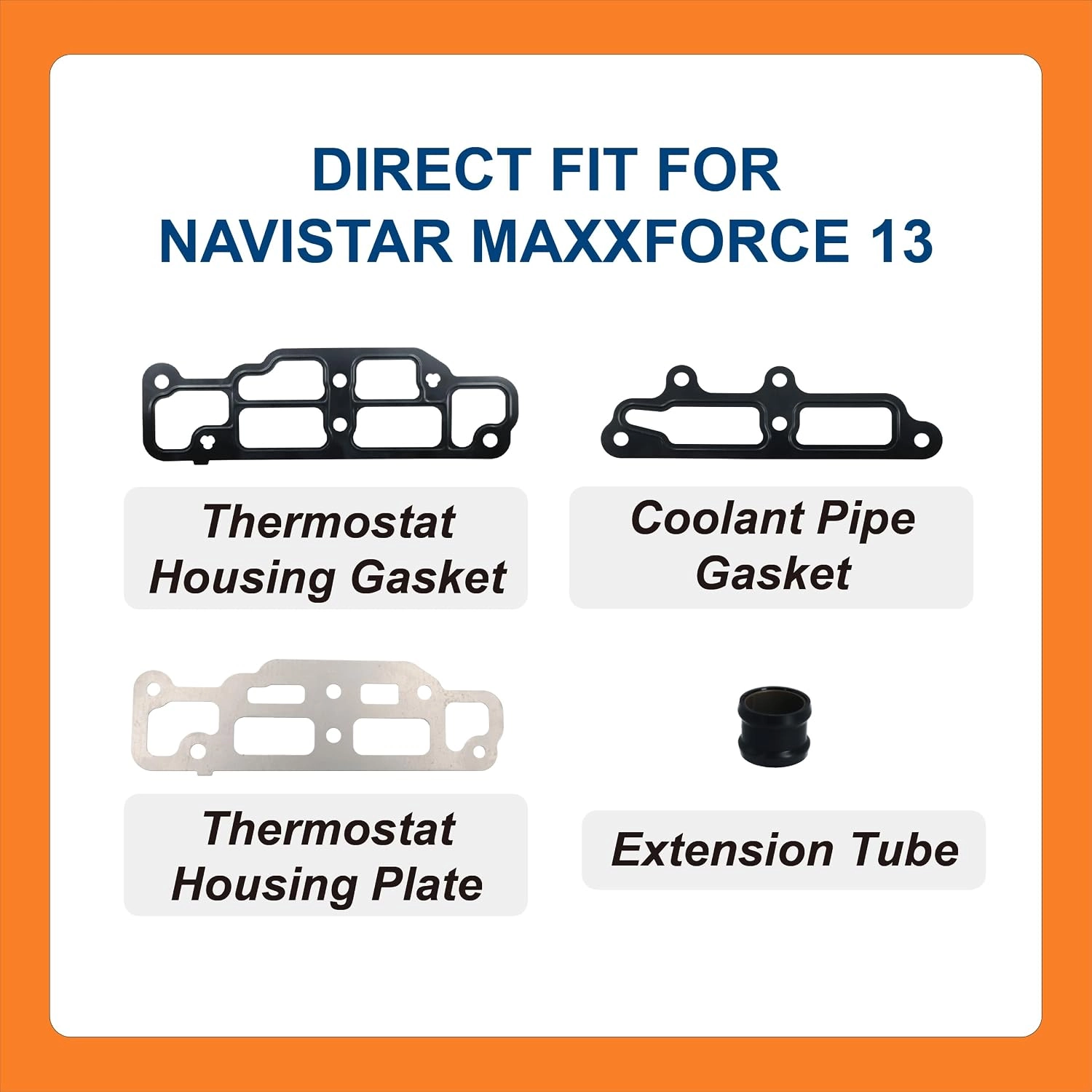 BTS-7092260C92 Thermostat Housing Gasket Kit for Navistar - 2 BTS-7092260C92 Thermostat Housing Gasket Kit for Navistar
