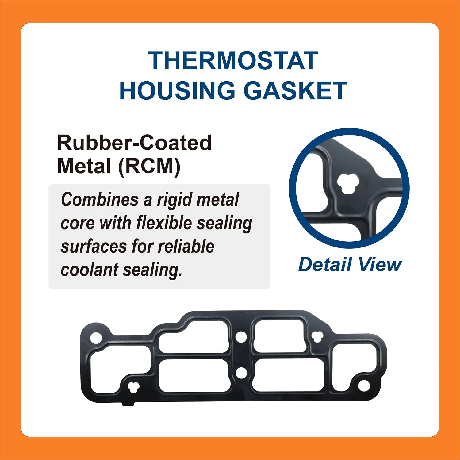 BTS-7092260C92 Thermostat Housing Gasket Kit for Navistar - 4 BTS-7092260C92 Thermostat Housing Gasket Kit for Navistar