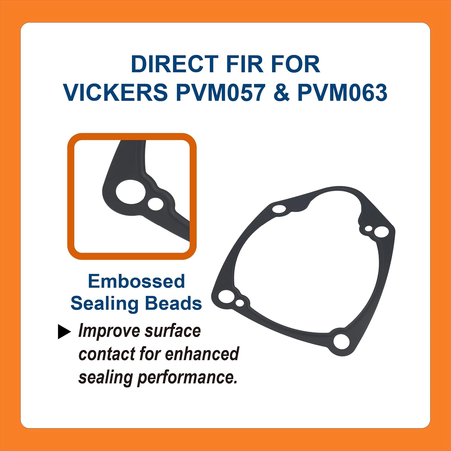 BTS-934444 Hydraulic Pump Gasket for Vickers - 2 BTS-934444 Junta de Bomba Hidráulica para Vickers