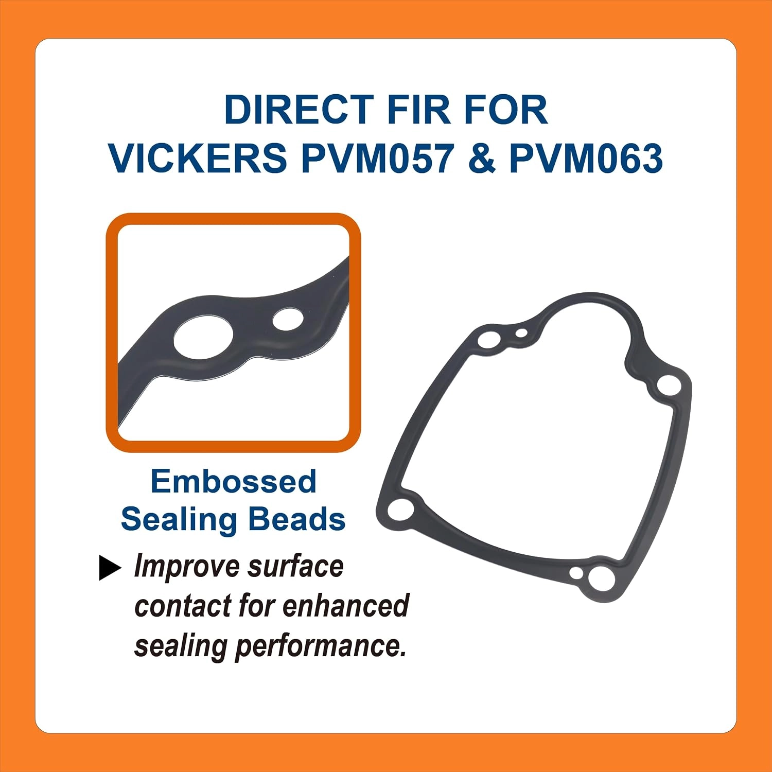 BTS-934445 Hydraulic Pump Gasket for Vickers - 2 BTS-934445 Junta de Bomba Hidráulica para Vickers