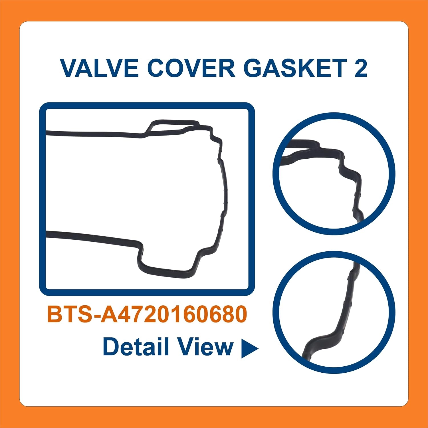 BTS-DD15VALKIT2 Valve Cover Gasket Kit for Detroit Diesel - 3 BTS-DD15VALKIT2 Valve Cover Gasket Kit for Detroit Diesel