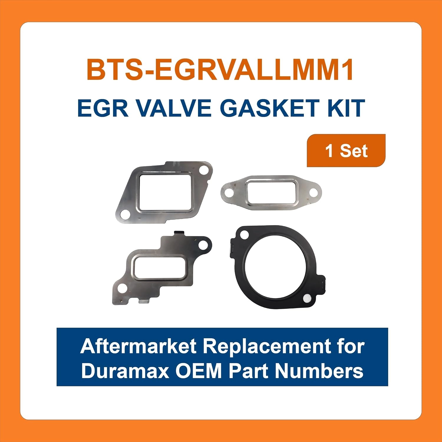 BTS-EGRVALLMM1 EGR Valve Gasket Kit for General Motors - 1 BTS-EGRVALLMM1 EGR Valve Gasket Kit for General Motors
