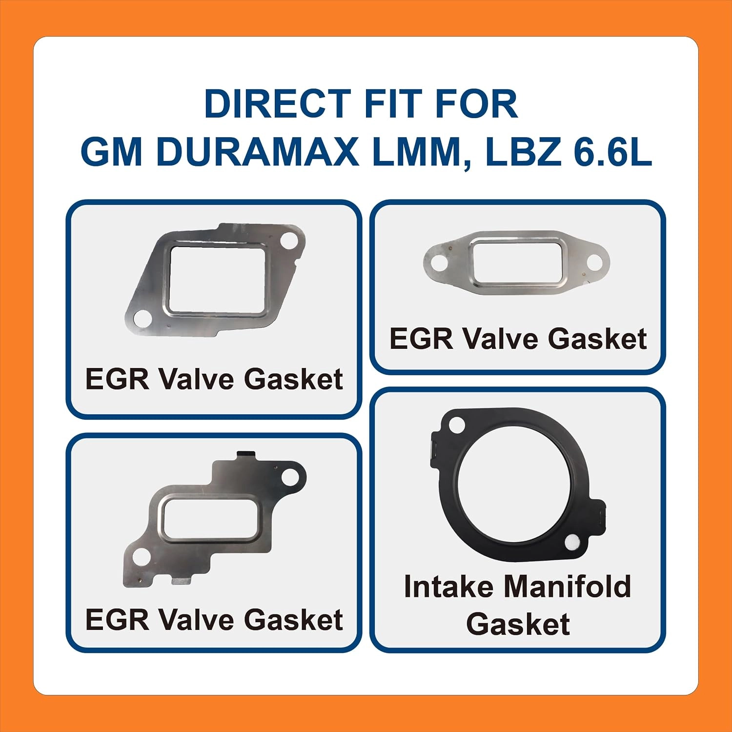 BTS-EGRVALLMM1 EGR Valve Gasket Kit for General Motors - 2 BTS-EGRVALLMM1 EGR Valve Gasket Kit for General Motors