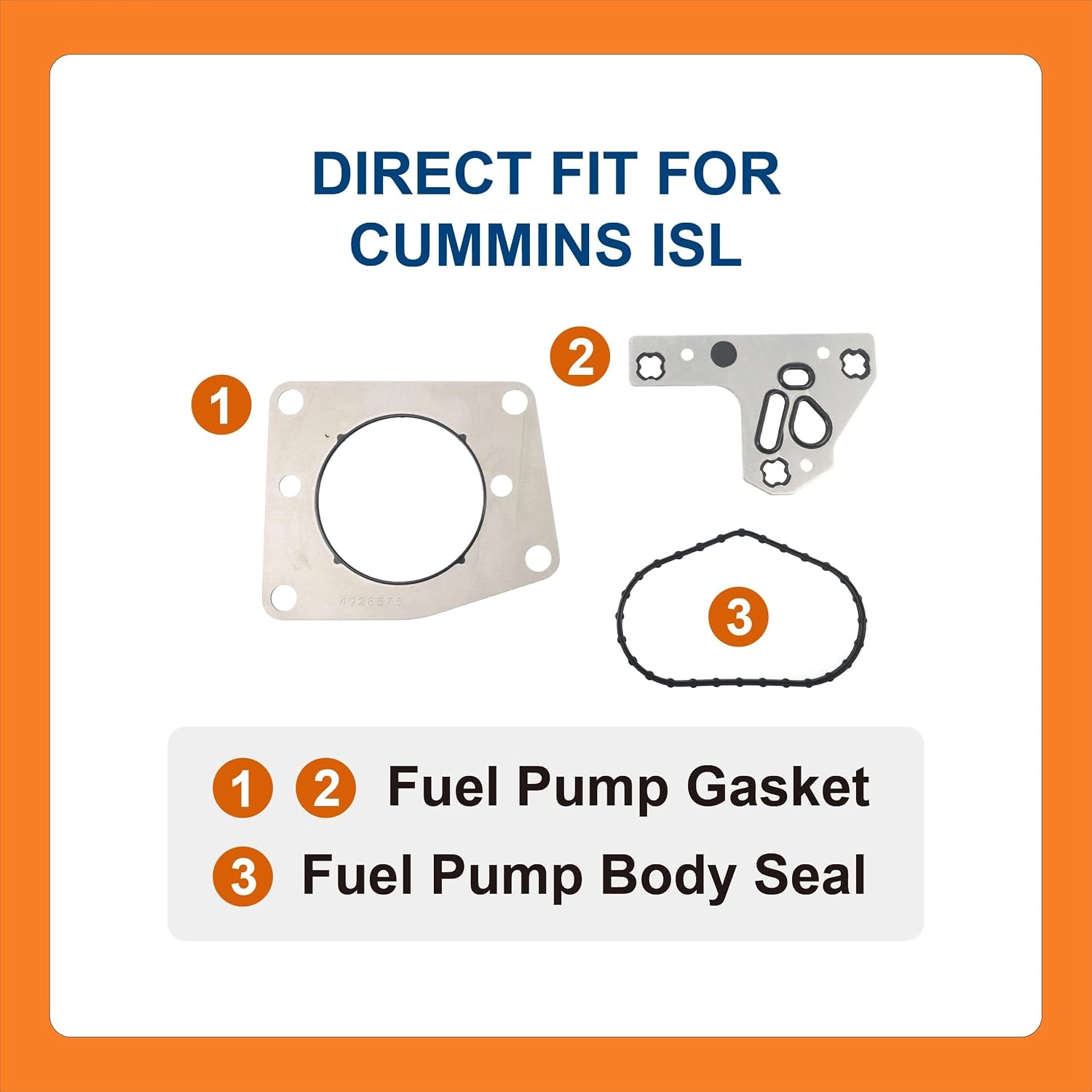 BTS-FUEPUGSKT2 Fuel Pump Gasket Kit for Cummins - 2 BTS-FUEPUGSKT2 Kit de Junta de Bomba de Combustible para Cummins