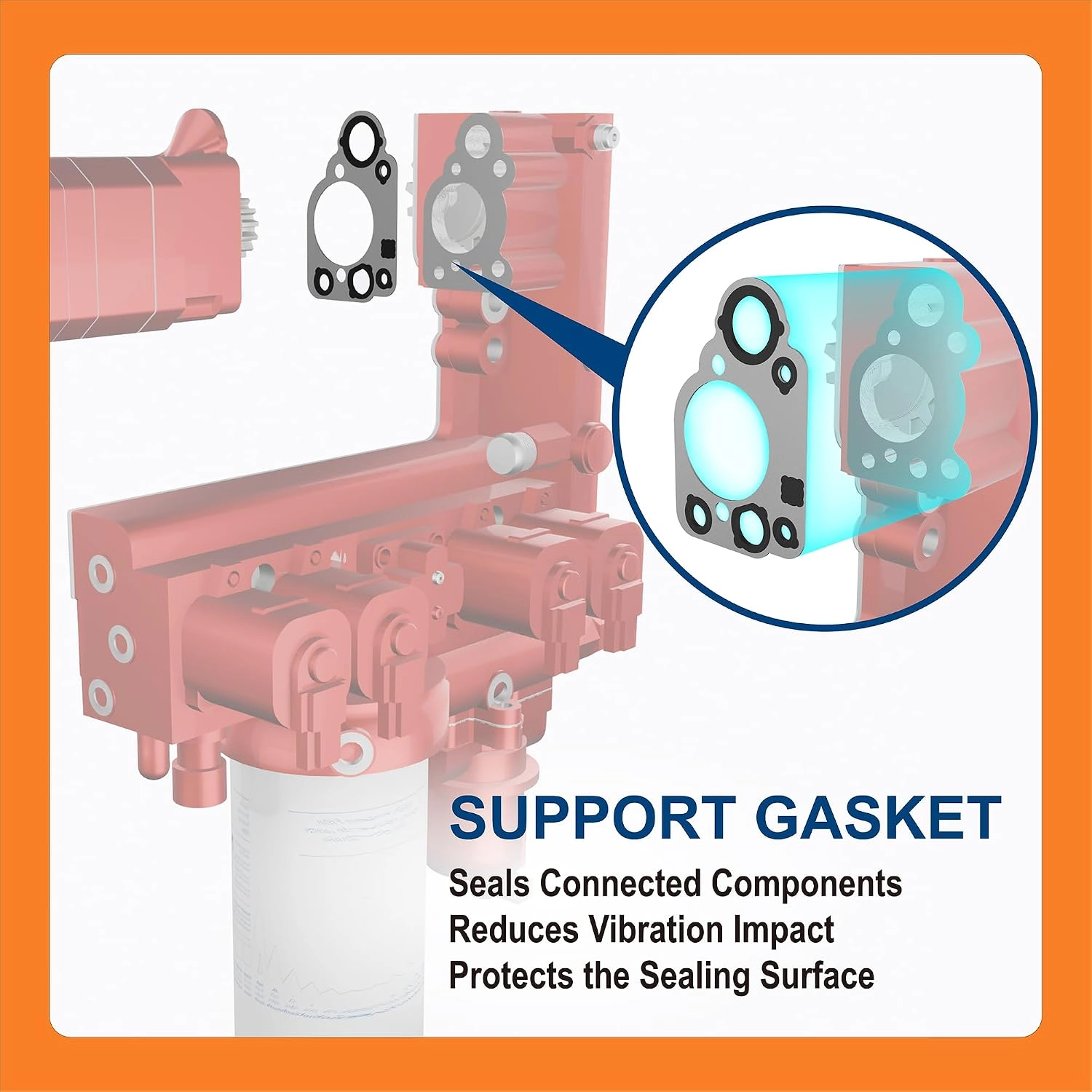 BTS-ISX15FUPGSKT1 Fuel Pump Gasket Kit for Cummins - 4 BTS-ISX15FUPGSKT1 Fuel Pump Gasket Kit for Cummins
