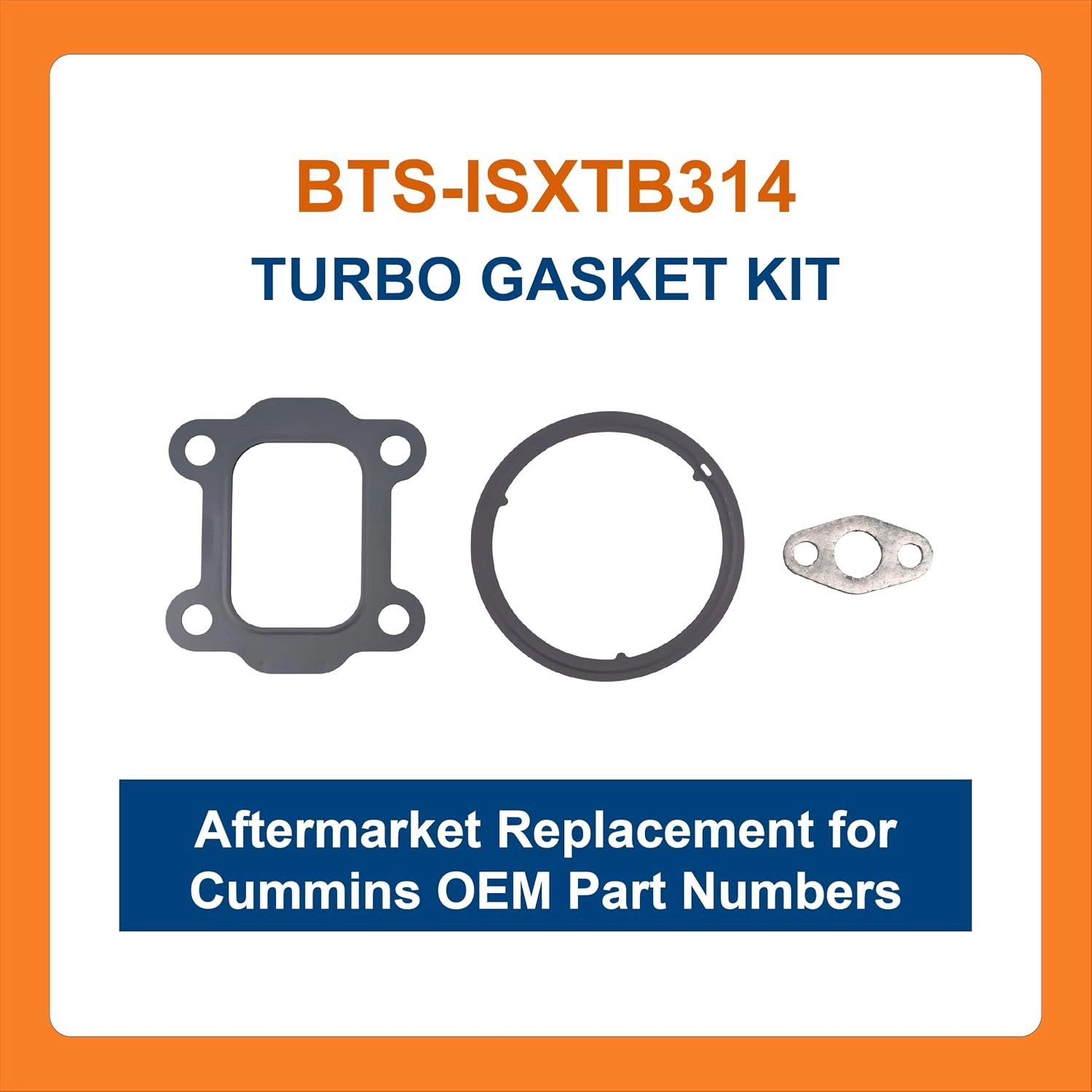 BTS-ISXTB314 TURBO GASKET KIT for Cummins - 1 BTS-ISXTB314 Juego de Juntas de Turbo para Cummins