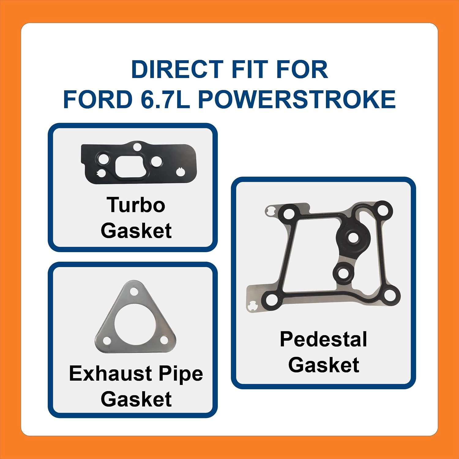 BTS-PWS67TRBO1 Turbo Gasket Kit for Ford - 3 BTS-PWS67TRBO1 Juego de Juntas de Turbo para Ford
