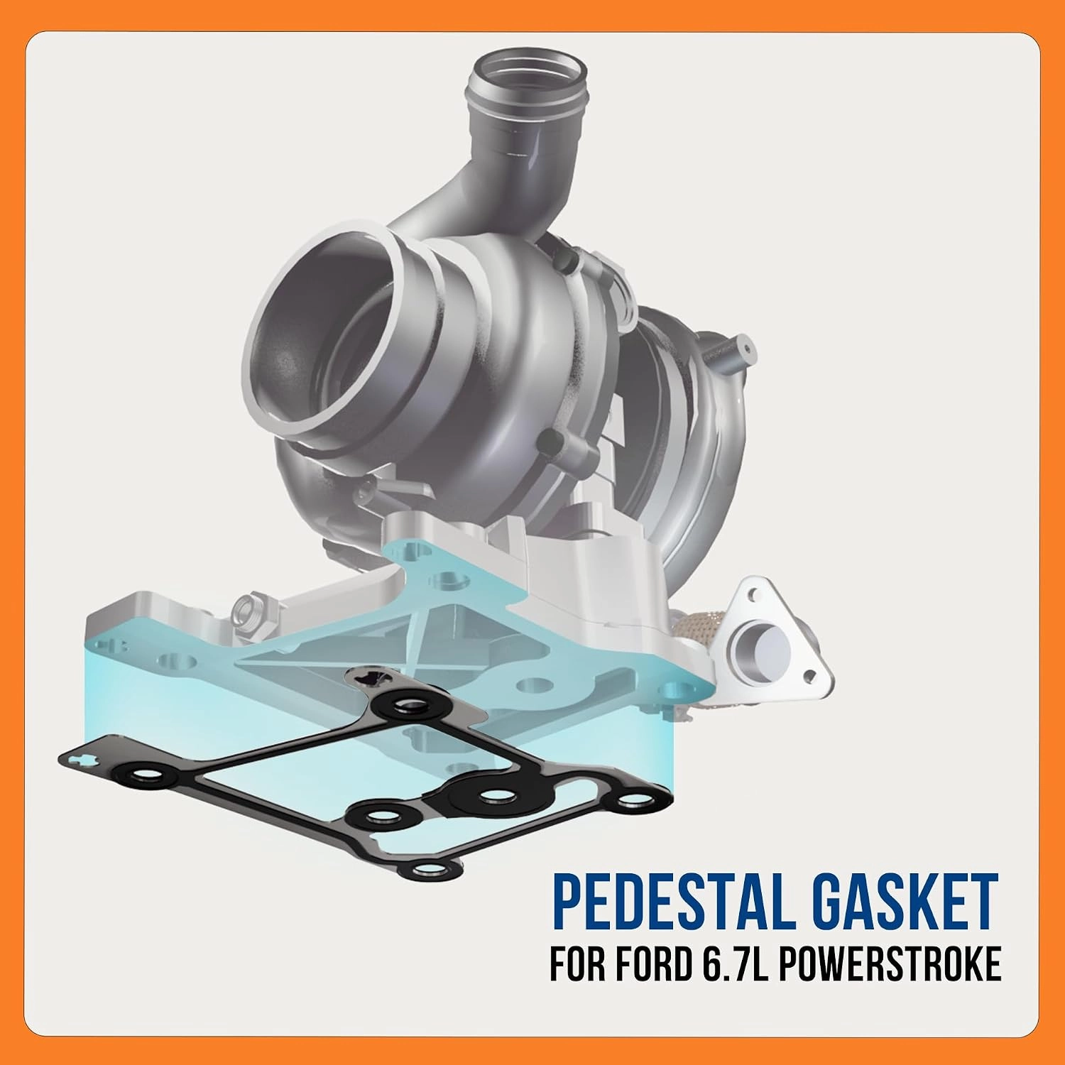 BTS-PWS67TRBO1 Turbo Gasket Kit for Ford - 5 BTS-PWS67TRBO1 Juego de Juntas de Turbo para Ford